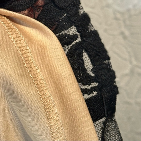 COPY - ADRIANNA PAPELL- Black Lace Party Dress SIZE 8 - Picture 4 of 16